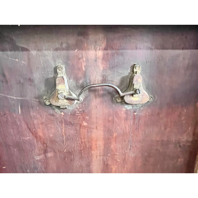 Brown 1950s Vintage English Mahogany With Rosewood Banding Pedestal Tilt Top Table For Sale - Image 8 of 12