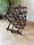 Vintage Accordian Folding Wood Wine Rack For Sale - Image 4 of 10
