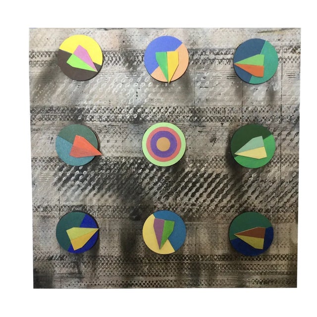 "On Artemis Nine" Contemporary Abstract Mixed-Media Painting by Peter Rossiter For Sale