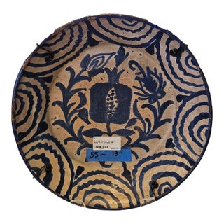 Mid 19th Century Spanish Ceramic Fajalauza Bowl From Granada For Sale