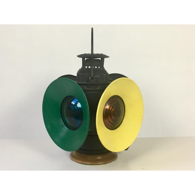 Vintage Adlake 4Way Signal Railroad Lantern Lamp Chairish