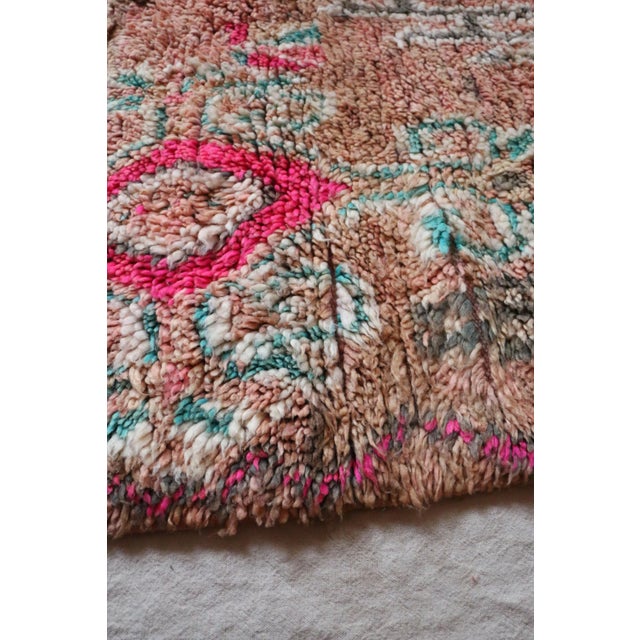 Boujad rugs are handwoven pile rugs from a small region in Haouz between the Middle Atlas and the Atlantic ocean. The...