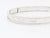 Van Cleef & Arpels Vca 18k White Gold Perlée Signature Bracelet, Medium Model For Sale - Image 9 of 15