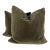 J. B. Martin "Nevada Mohair" in Olive 22" Pillows-a Pair For Sale
