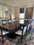 1950sArt Deco Macassar Dining Table / 10 Chairs For Sale - Image 4 of 6