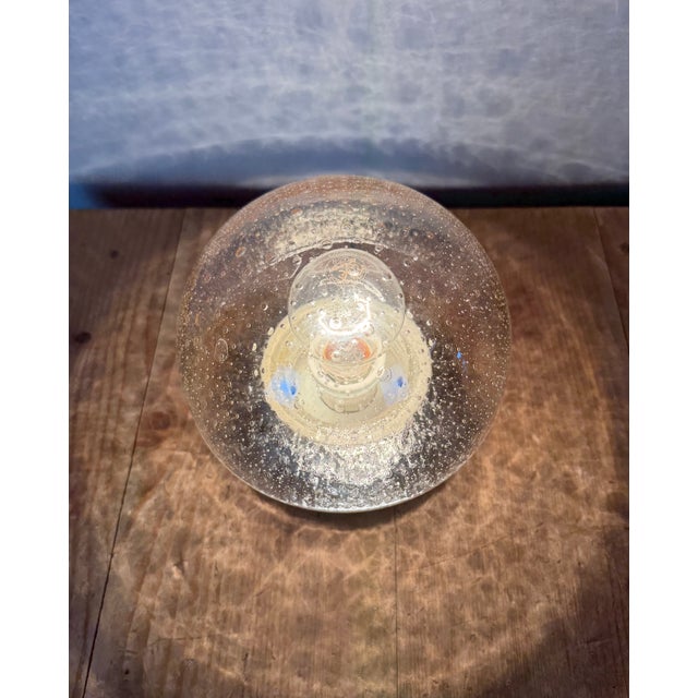 White Vintage White Porcelain Ceiling Light, 1970s For Sale - Image 8 of 10