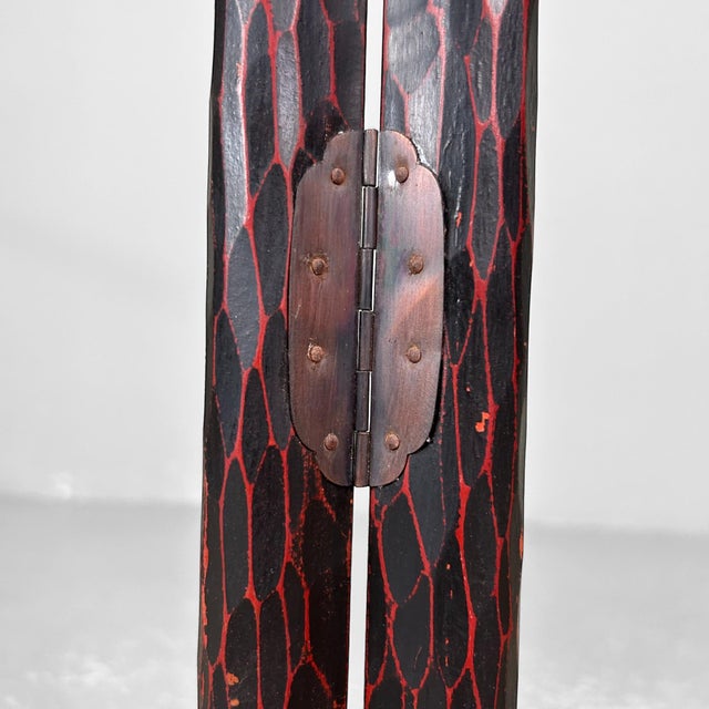 Japanese Wooden Kamakura Bori Kimono Hanger Stand, 1960s For Sale - Image 13 of 18