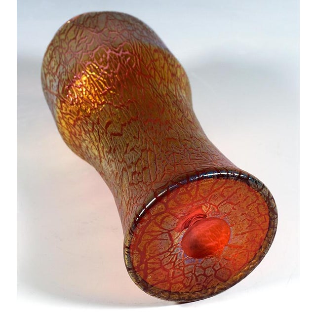 Art Nouveau Pink Mimosa Baluster Vase from Loetz, Austria-Hungary, 1907 For Sale - Image 4 of 5