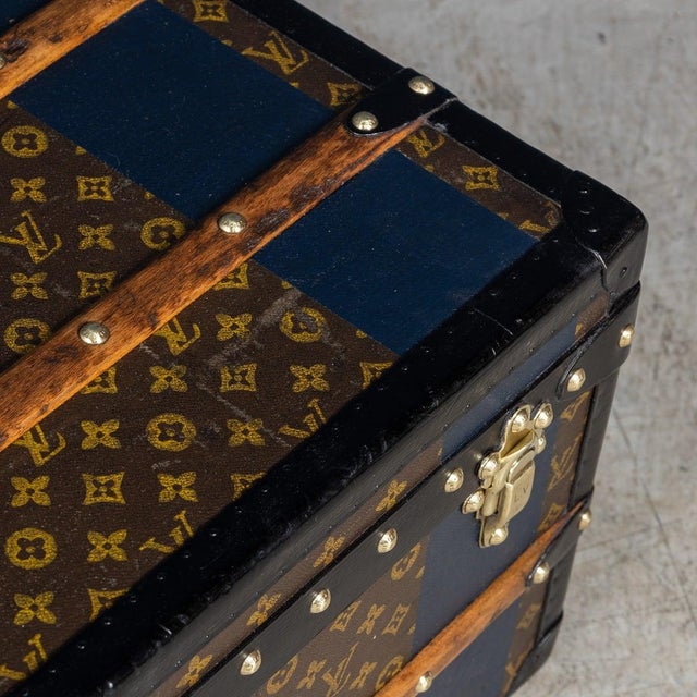 An exquisite and complete louis vuitton trunk from the early part of the 20th century. An absolutely essential item for...