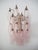 Pink Pink Murano Staircase Corridor Wall Sconces, Set of 2 For Sale - Image 8 of 10