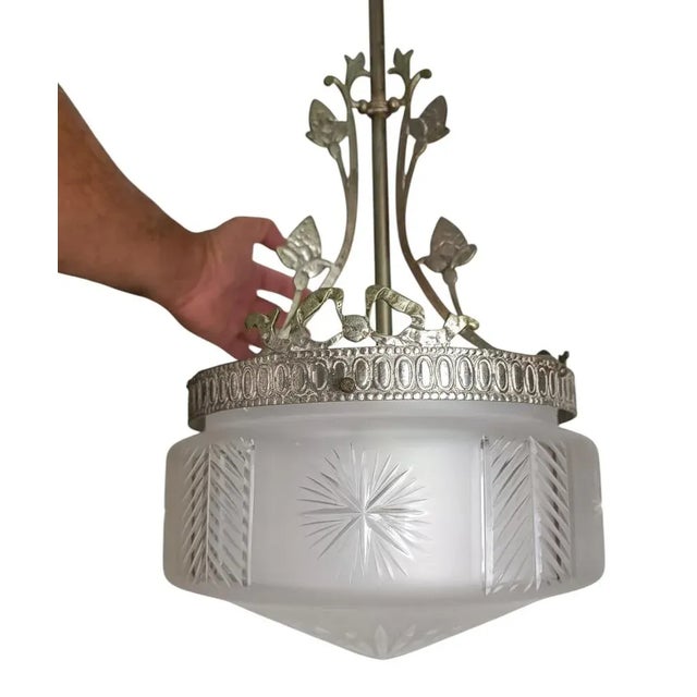 Art Deco Empire Lamp, 1890s For Sale - Image 6 of 7