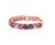 Gold Multi Color Gemstone Rose Gold Stackable Band Size 7 For Sale - Image 8 of 12