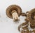 Metal 1950s Spanish Rococo Sand-Cast Brass 3-Light Sconces With Crystals - A Pair For Sale - Image 7 of 12