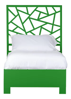 Tiffany Bed Twin Extra Long - Bright Green