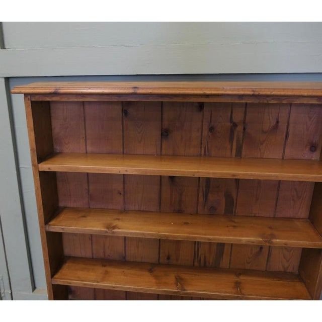 Hand Made Open Front Golden Pine Bookcase This Open Front Pine Bookcase has been hand made, it has 4 fixed open shelves...