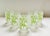 Late 20th Century Bamboo Frosted Glasses- Set of 5 For Sale - Image 9 of 9