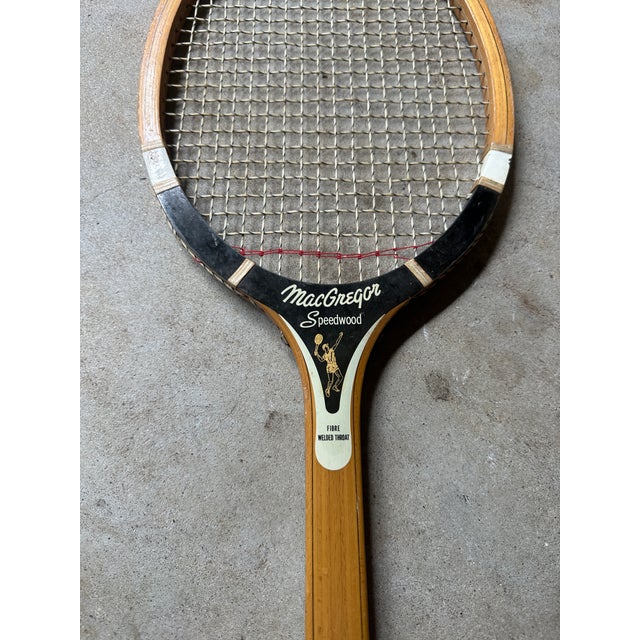 Collection of Vintage Chemold and MacGregor Wooden Tennis Rackets For Sale - Image 4 of 12