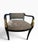 Pair of Elegant Black & Gold Accent Chairs, Vintage – Traditional Style For Sale In Detroit - Image 6 of 6
