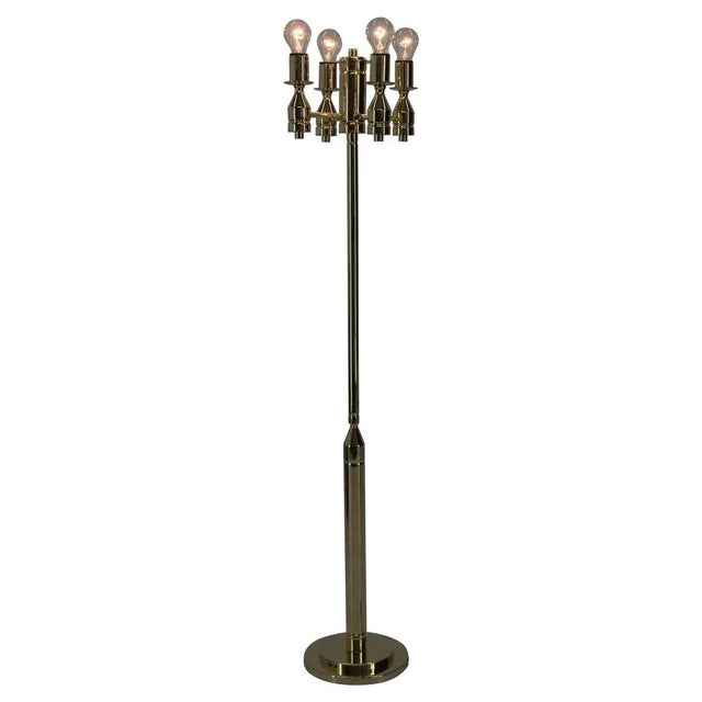 Brass Floor Lamp, 1970s For Sale - Image 9 of 9