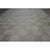 1940s Rustic Beige Antique Geometric Modern Moroccan Reed Square Woven Wool Rug For Sale In New York - Image 6 of 10