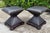Baker Furniture Company Vintage Baker Leather Hourglass Footstools With Nailhead Trim, Pair For Sale - Image 4 of 13
