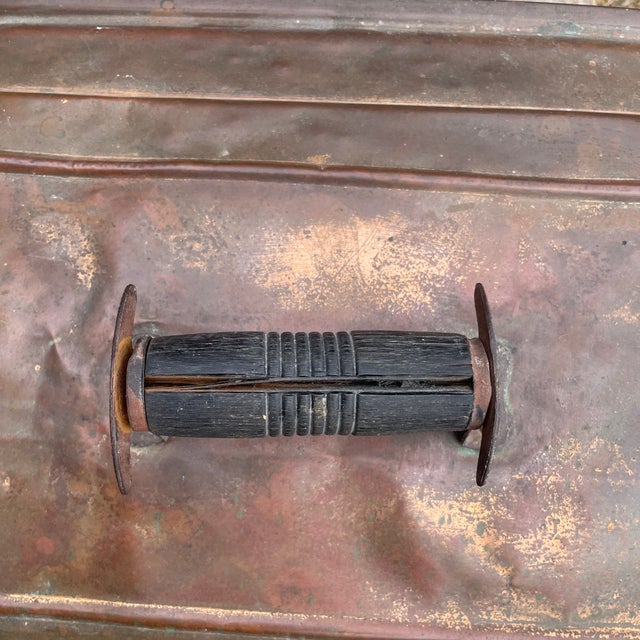 American Antique Copper Lidded Wash Tub For Sale - Image 3 of 7