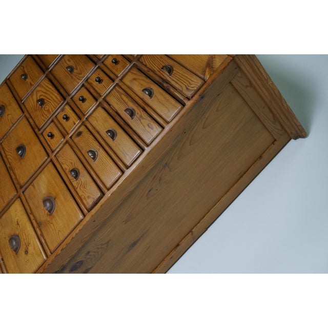 Vintage Dutch Pine Apothecary Cabinet For Sale - Image 12 of 18
