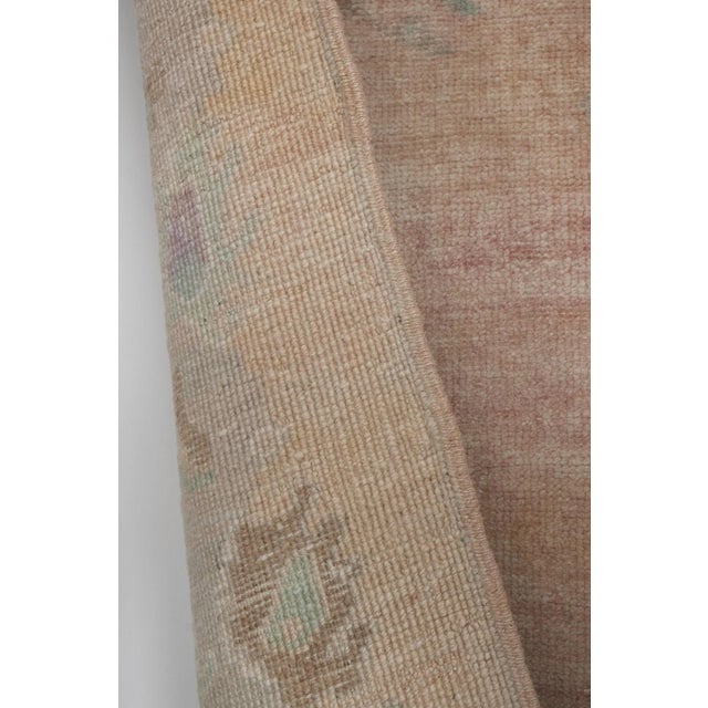 Vintage Orange Turkish Karapinar Pastel Rug 4'10" X 8'7" For Sale - Image 11 of 13