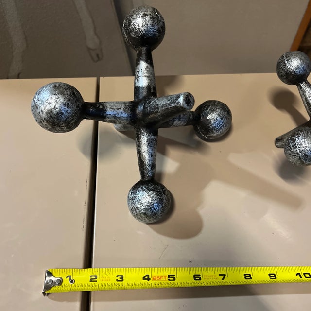 Vintage Metal Jax- Set of 3 For Sale In Atlanta - Image 6 of 8