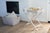 White Artifacts Rattan Butler Tray Table in White Wash - 25.5" For Sale - Image 8 of 10