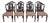 Set of 8 Stickley Federal Shield Back Mahogany Dining Room Chairs For Sale