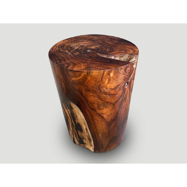 Andrianna Shamaris Exquisite Rosewood Side Table For Sale - Image 4 of 18