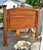 Vtg. Queen Size Wood Tuscan Style Complete Bed W/Rails For Sale - Image 14 of 17