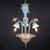 Mid‑Century Murano Glass Chandelier in Celeste Blue Floral Venetian Style in the Manner of Seguso Vetri d'Arte For Sale - Image 9 of 18