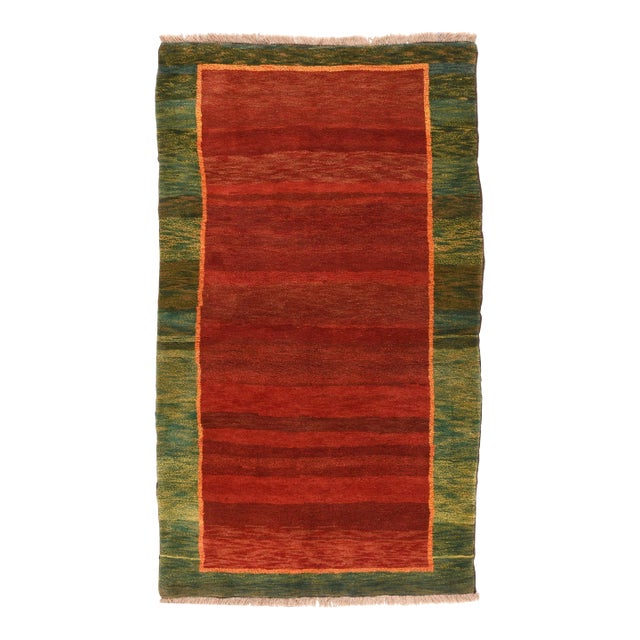 Vintage Gabbeh Rug 4'8'' X 8'2'' For Sale