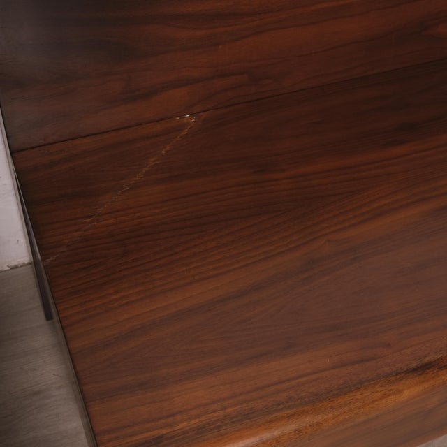 Double Bed Frame in Walnut, 1980s For Sale - Image 11 of 18