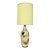 Danish Style Mid-Century Modern Organic Ceramic Lamp. For Sale