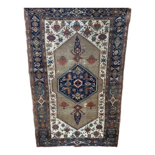 3ft 9in X 5ft 9in Hamadan Iranian Area Rug For Sale