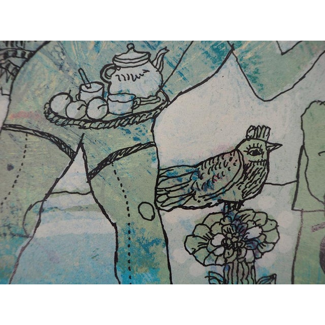 Theo Tobiasse, The Manhattan Couple, Original Lithograph For Sale - Image 5 of 9