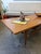 Wood Vintage Refurbished Walnut Coffee Table For Sale - Image 7 of 11