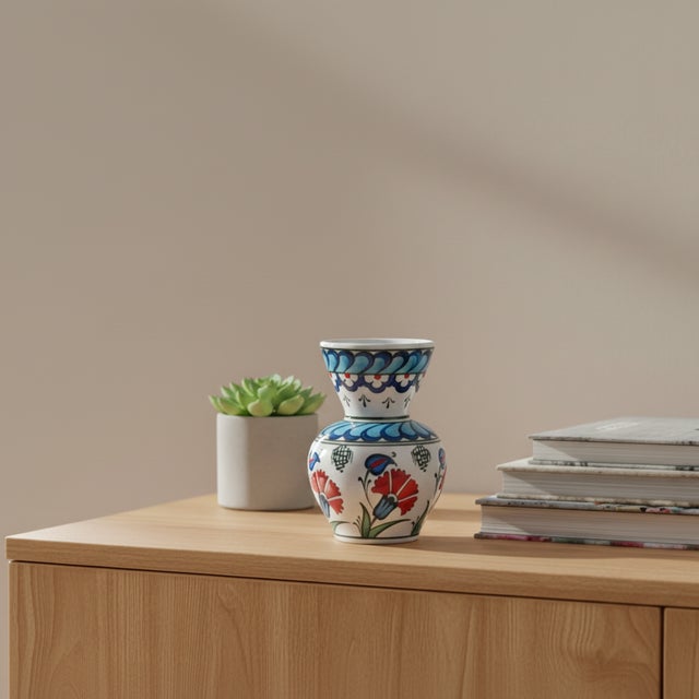 The Handmade Classic Vase: A Touch of History Bring the elegance of a secret garden into your home with this Hand Painted...