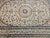 Ivory Vintage Exceptionally Fine Persian Nain Habibian Area Rug, Hand-Knotted Wool & Silk, Floral Pattern, 6x10, Ivory & Blue For Sale - Image 8 of 9