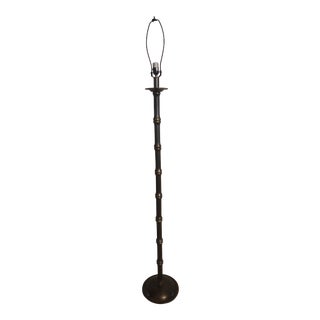 Faux Bamboo Floor Lamp For Sale