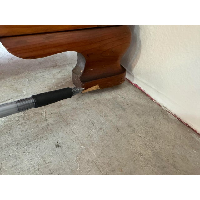 Vintage Pine Wood Desk by Furniture Makers For Sale - Image 12 of 12