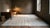 Splendid Sky Blue Ground Color & Narrow Horizontal Line Pattern Antique Indian Cotton Dhurrie Rug For Sale In New York - Image 6 of 7