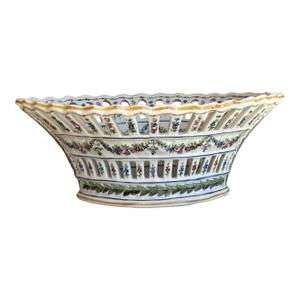 French Reticulated Bowl by Sevres, C. 1900