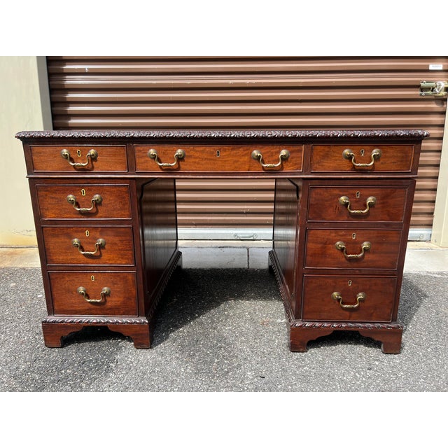 1920s Benjamin Ferber Partner Desk Chairish