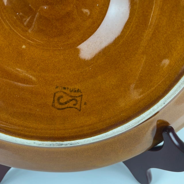 Oyster Plates in Barbotine from Secla, Portugal, 1970s, Set of 6 For Sale - Image 6 of 9