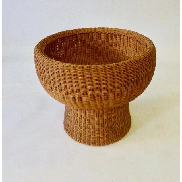 Eero Aarnio Eero Aarnio Wicker Table Base For Sale - Image 4 of 4