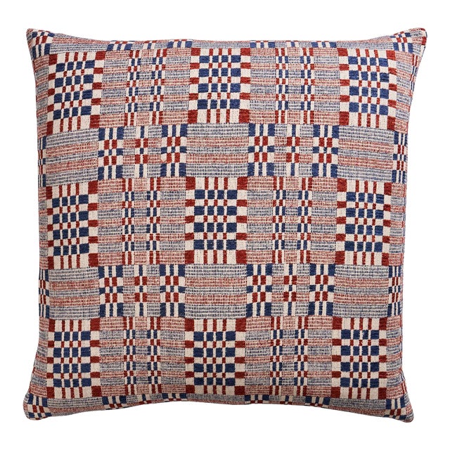 Schumacher Brimfield 18" Pillow In Americana For Sale